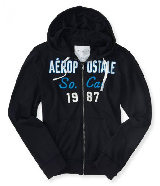 Moletom Aeropostale Preto - Tamanho M
